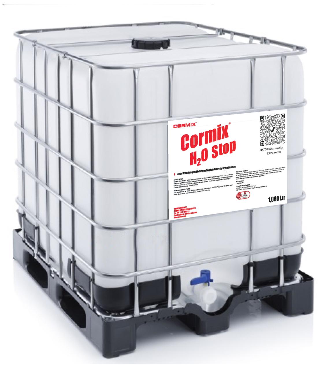 Cormix H2O Stop Liquid Admixture.